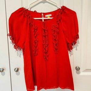 Anthropologie silk blouse